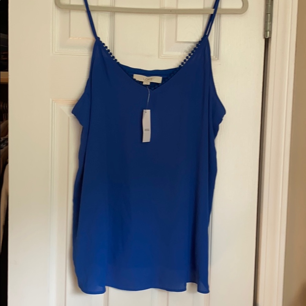 Blue camisole tank top Ann Taylor